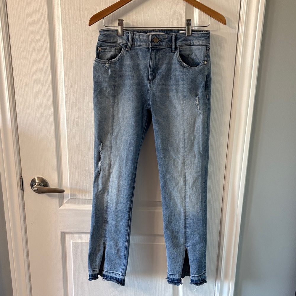 DL1961 Light Blue Ankle Jeans Mara instasculpt straight ankle